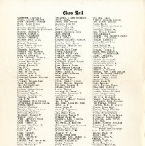ASO Class of 1911 Commencement Program