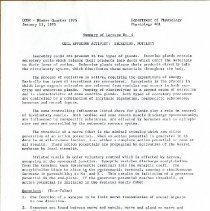 Summary of Lecture 4