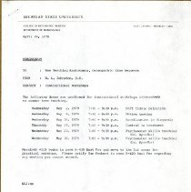 Memorandum to Teaching Assistants from William Johnston