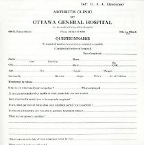 Ottawa General Hospital Questionnaire