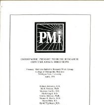 Osteopathic Primary Medicine Research: Context, Goals, Directions