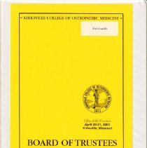 KCOM Board of Trustees Board Book and Reports