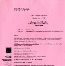 OMM Didactic Schedule