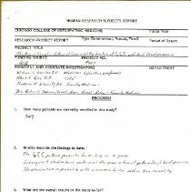 Human Research Subjects Report