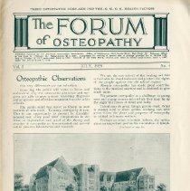 The Forum of Osteopathy, Vol. 3, No. 4