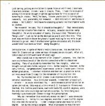 Donald Craske Memorial Address