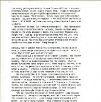 Donald Craske Memorial Address