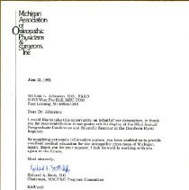 Letter to William Johnston from Richard Scott