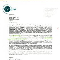 Letter to William Johnston from Laura Torres