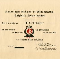 Band Certificate