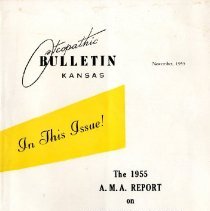 Kansas State Osteopathic Association News Bulletin, Vol. 30, No. 9