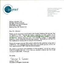 Letter to William Johnston from Laura Torres