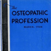 The Osteopathic Profession Vol. 1 No. 6
