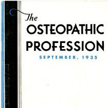 The Osteopathic Profession Vol. 2 No. 12