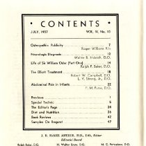 The Osteopathic Profession Vol. 4 No. 10