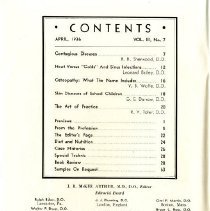 The Osteopathic Profession Vol. 3 No. 7