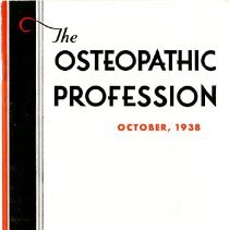 The Osteopathic Profession Vol. 6 No. 1