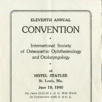 11th Annual ISO Convention Program