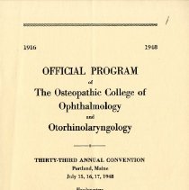 33rd Annual OCOO Convention Program