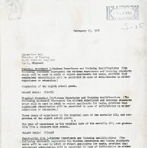 Letter to Jacqueline Hall from Genevieve Patterson