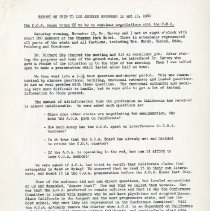 Report on Meeting Between AOA and COA