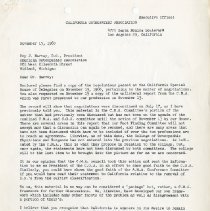 Letter to Roy J. Harvey from Dorothy Marsh