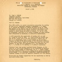 Letter to True Eveleth from J. S. Denslow