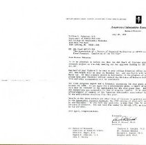 Letter to William Johnston from David Rivers