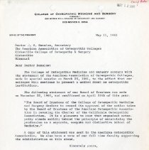 Letter to J. S. Denslow from Merlyn McLaughlin