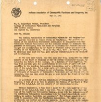 Letter to W. Ballentine Henley from Donald Hinton