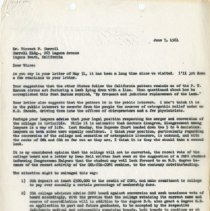 Letter to Vincent Carroll from Lawrence Gurley