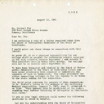 Letter to Richard Eby from Richard MacBain