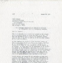 Letter to David Rodgers from Fred Steinmetz