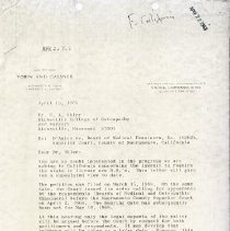 Letter to Edwin Ohler from Alexander Tobin