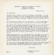 Letter to OPSC Members from Richard Eby