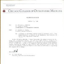 Research Project Correspondence