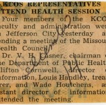 KCOS Representatives Attend Health Session