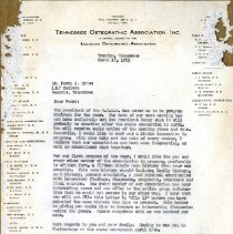 Letter to Perry Bynum from J. M. Moore Jr.