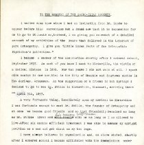 To the Members of the Sacroiliac Society