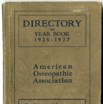 AOA Directory and Yearbook 1926-1927