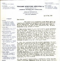 Letter from Helen Terhuwen to Doctor