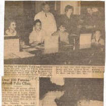 100 Persons Attend Polio Clinic