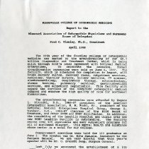 Report to the MAOPS House of Delegates