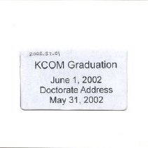 KCOM Graduation and Doctorate Address