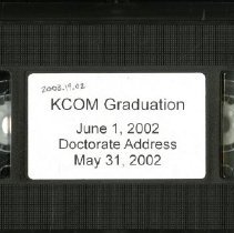 KCOM Graduation and Doctorate Address