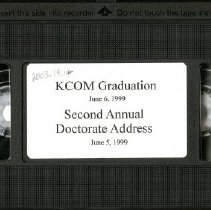 KCOM Graduation and Second Annual Doctorate Address