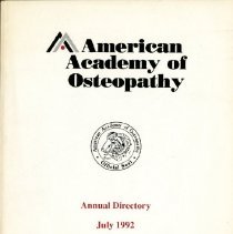 AAO 1992 Annual Directory