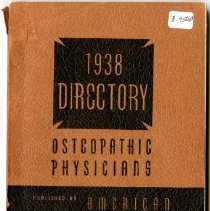 AOA Directory of Osteopathic Physicians 1938