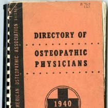 AOA Yearbook and Directory of Osteopathic Physicians 1940