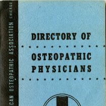 AOA Directory of Osteopathic Physicians 1945